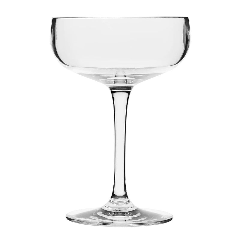 Olympia Kristallon Polycarbonate Champagne Coupe Glasses 210ml (Pack of 12)