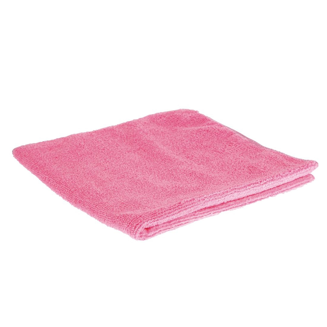 Jantex Microfibre Cloths Pink (5 Pack)