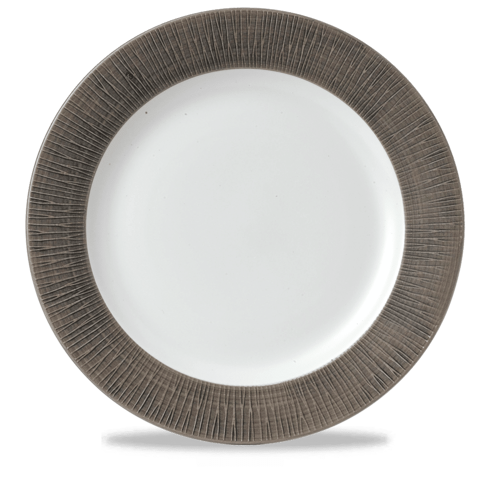 Bamboo Spinwash Dusk  Footed Plate 12" Box 12