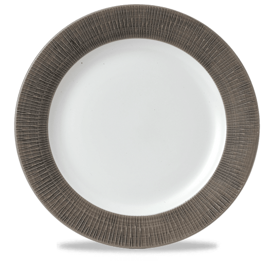 Bamboo Spinwash Dusk Footed Plate 12" Box of 12 (3-5 Working Days Delivery)