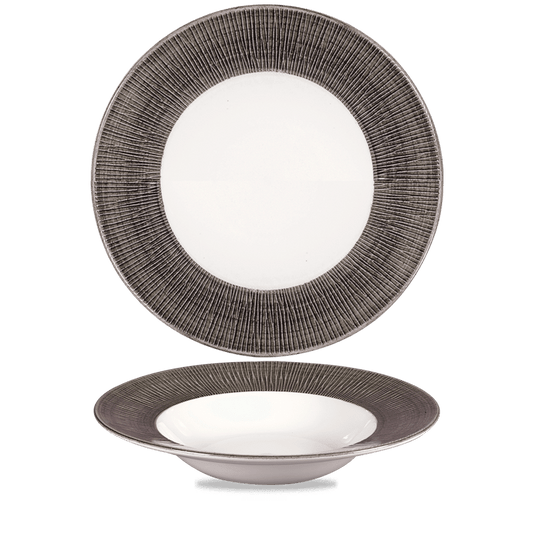 Bamboo Spinwash Dusk Wide Rim Bowl 28Cm Box of 12 (3-5 Working Days Delivery)