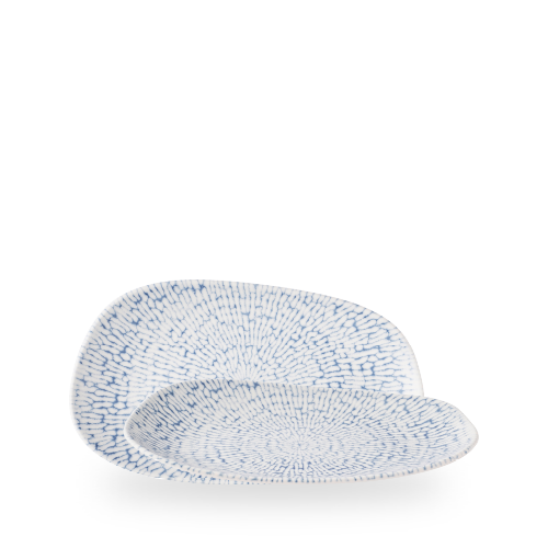 CASCADE INDIGO OPAL ORGANIC OBLONG PLATE 26X15CM Box of 12 (3-5 Working Days Delivery)