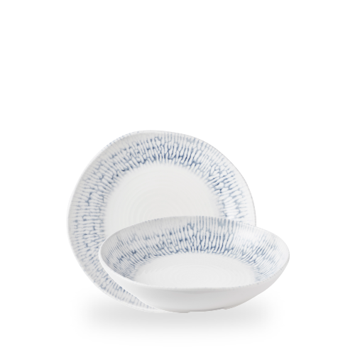 CASCADE INDIGO NATURAL DEEP BOWL 8 1/2" Box of 6 (3-5 Working Days Delivery)