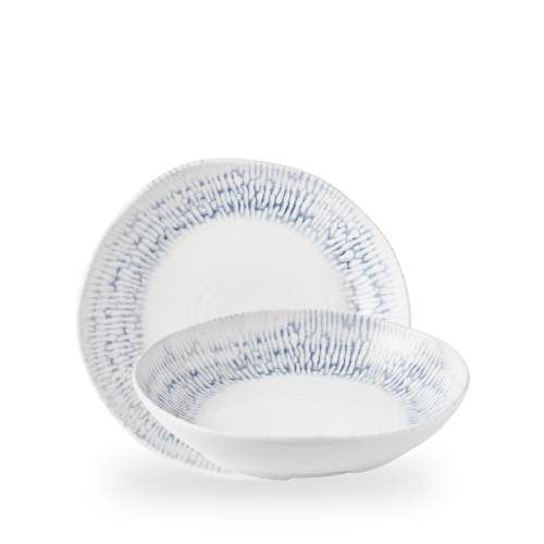 CASCADE INDIGO NATURAL DEEP BOWL 10" Box of 6 (3-5 Working Days Delivery)