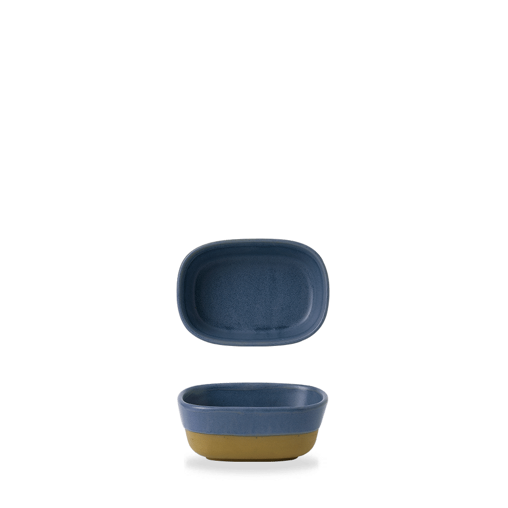 Emerge Oslo Blue  Dish 12X9X5Cm Box 6