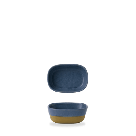 Emerge Oslo Blue Dish 12X9X5Cm Box of 6 (3-5 Working Days Delivery)
