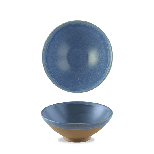 Emerge Oslo Blue Footed Bowl 7 7/8" Box of 6 (3-5 Working Days Delivery)