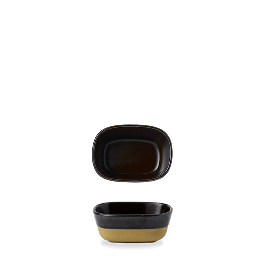 Emerge Cinnamon Brown Dish 12X9X5Cm Box of 6 (3-5 Working Days Delivery)