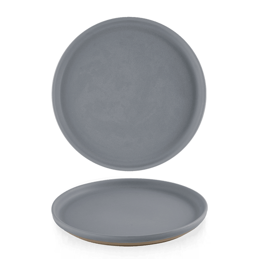 Emerge Seattle Grey Walled Plate 10 1/4" Box of 6 (3-5 Working Days Delivery)