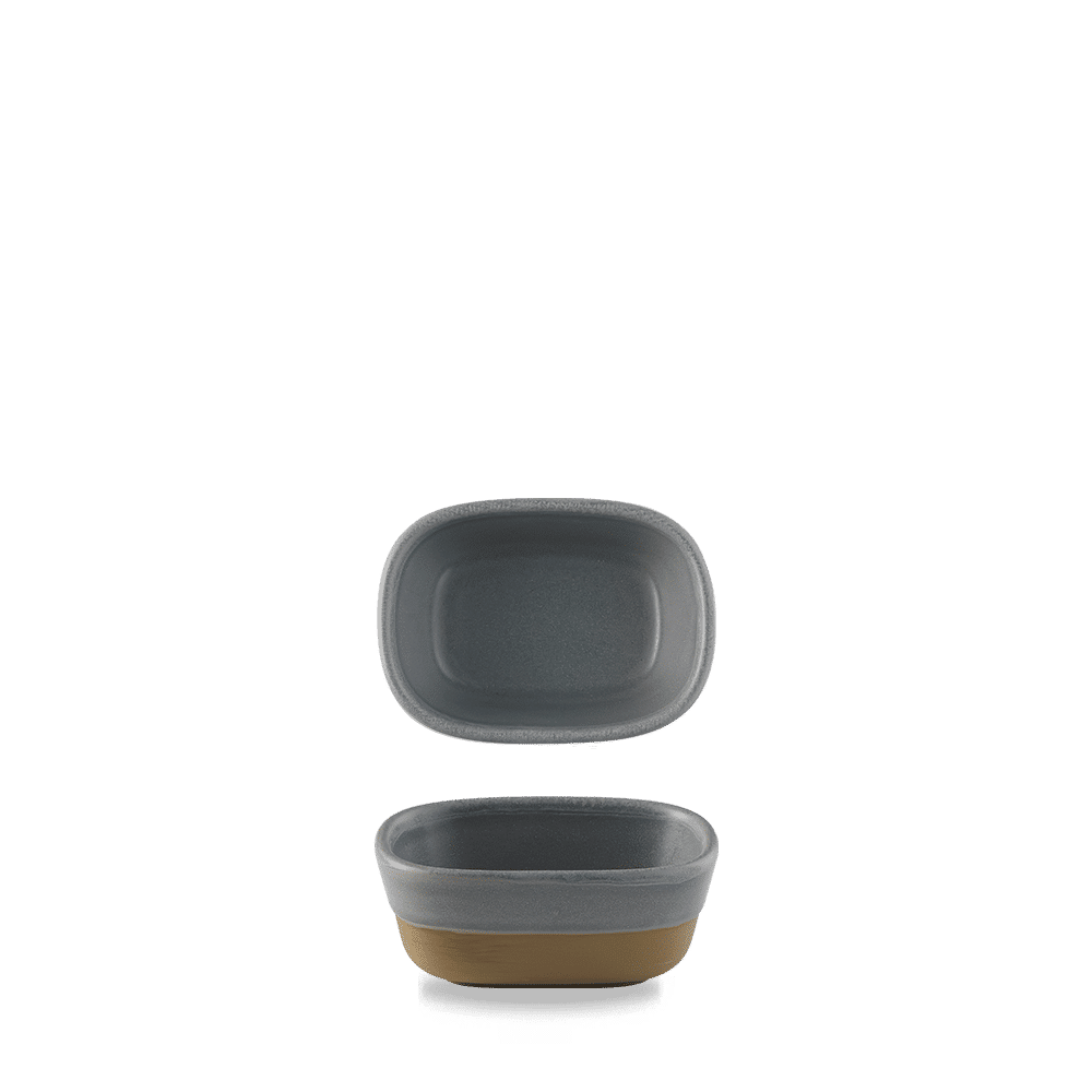 Emerge Seattle Grey  Dish 12X9X5Cm Box 6