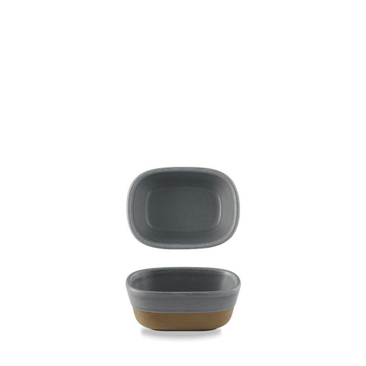 Emerge Seattle Grey Dish 12X9X5Cm Box of 6 (3-5 Working Days Delivery)