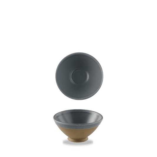 Emerge Seattle Grey Footed Bowl 6 1/4" Box of 6 (3-5 Working Days Delivery)
