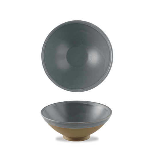 Emerge Seattle Grey Footed Bowl 7 7/8" Box of 6 (3-5 Working Days Delivery)