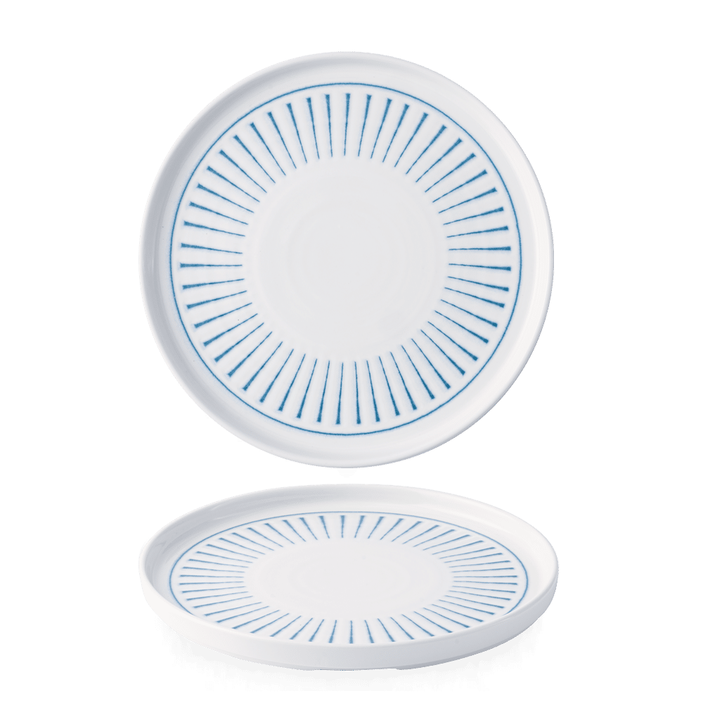 Era Blue Walled Plate 10 2/8" Box 6