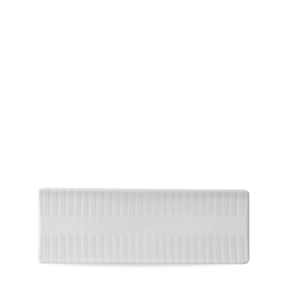 Era Grey Oblong Plate 25X9Cm Box 6