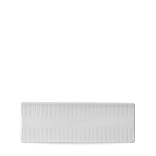 Era Grey Oblong Plate 25X9Cm Box of 6 (3-5 Working Days Delivery)