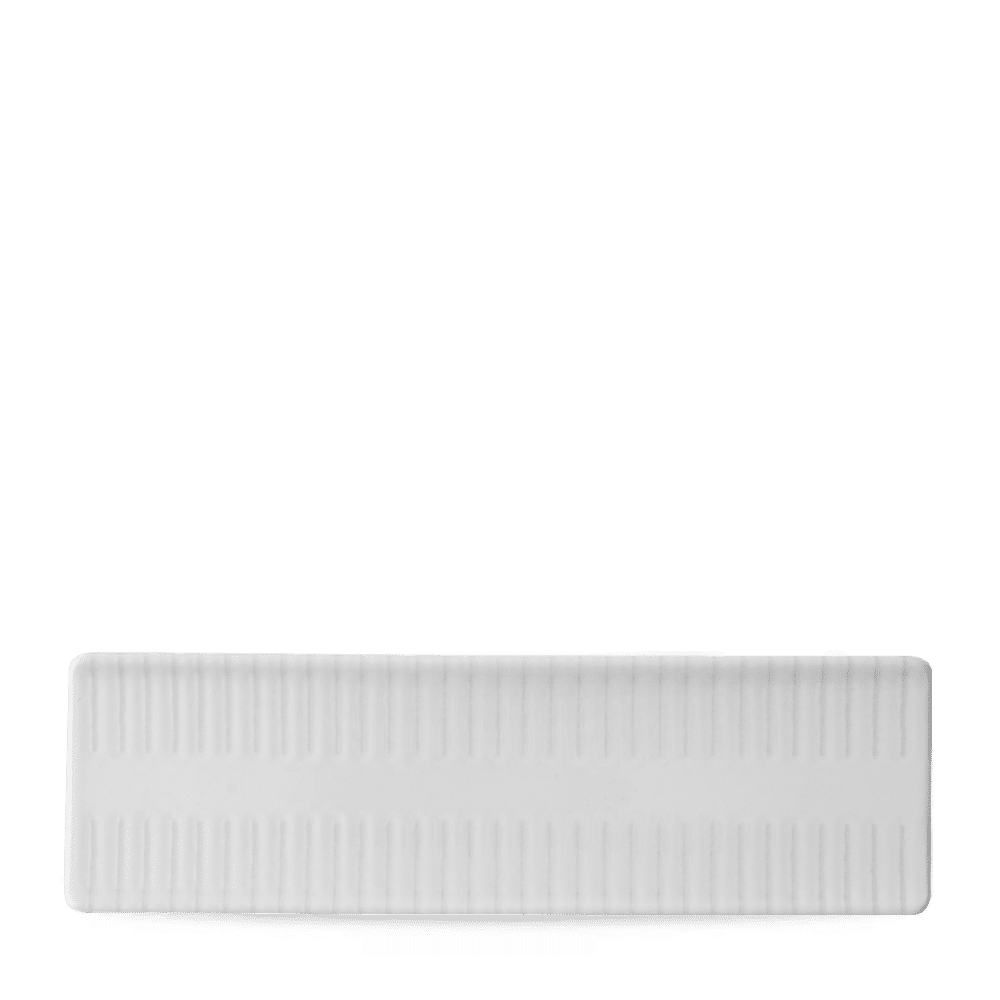 Era Grey Oblong Plate 30X9Cm Box 6