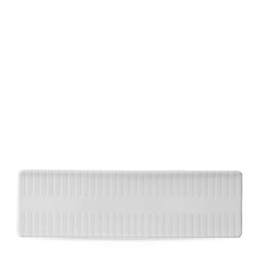 Era Grey Oblong Plate 30X9Cm Box of 6 (3-5 Working Days Delivery)