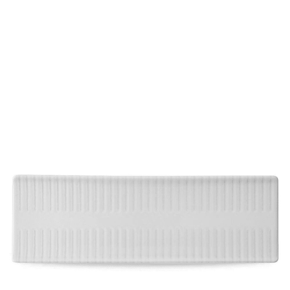 Era Grey Oblong Plate 33X11Cm Box 6