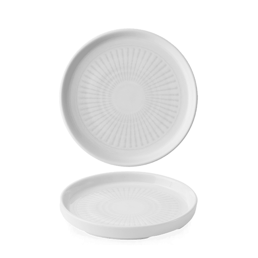 Era Grey Walled Plate 6.3" Box of 6 (3-5 Working Days Delivery)