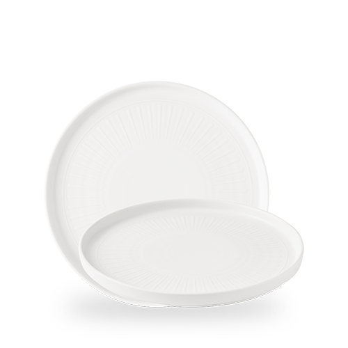 ERA WHITE WALLED PLATE 10 2/8" BOX 6
