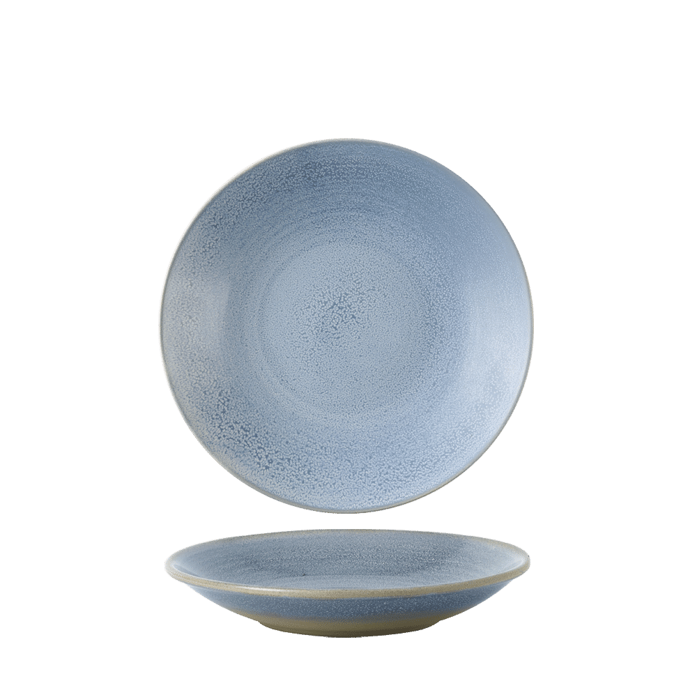 Evo Azure Deep Plate 9 1/2" Box 6