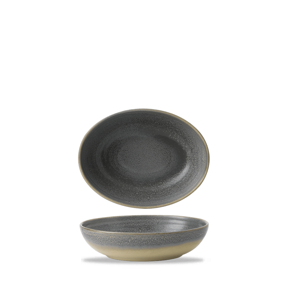 Evo Granite Deep Oval Bowl 8 1/2X6 3/8" Box 6