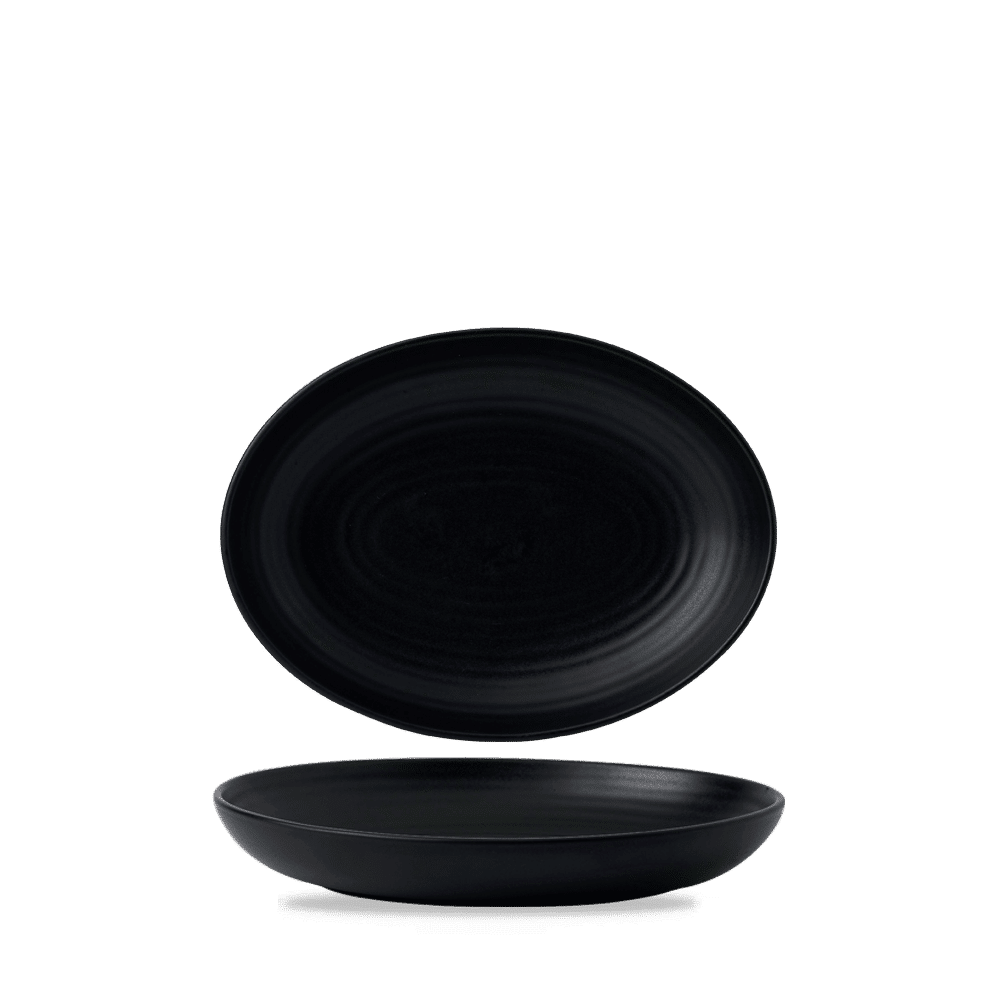 Evo Jet Deep Oval Bowl 10 1/2X7 3/4" Box 6