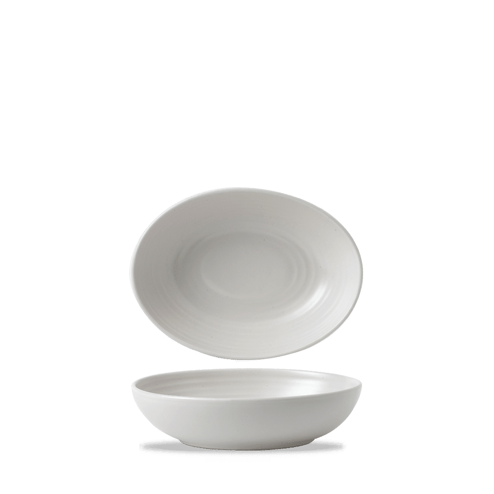 Evo Pearl Deep Oval Bowl 8 1/2X6 3/8" Box 6