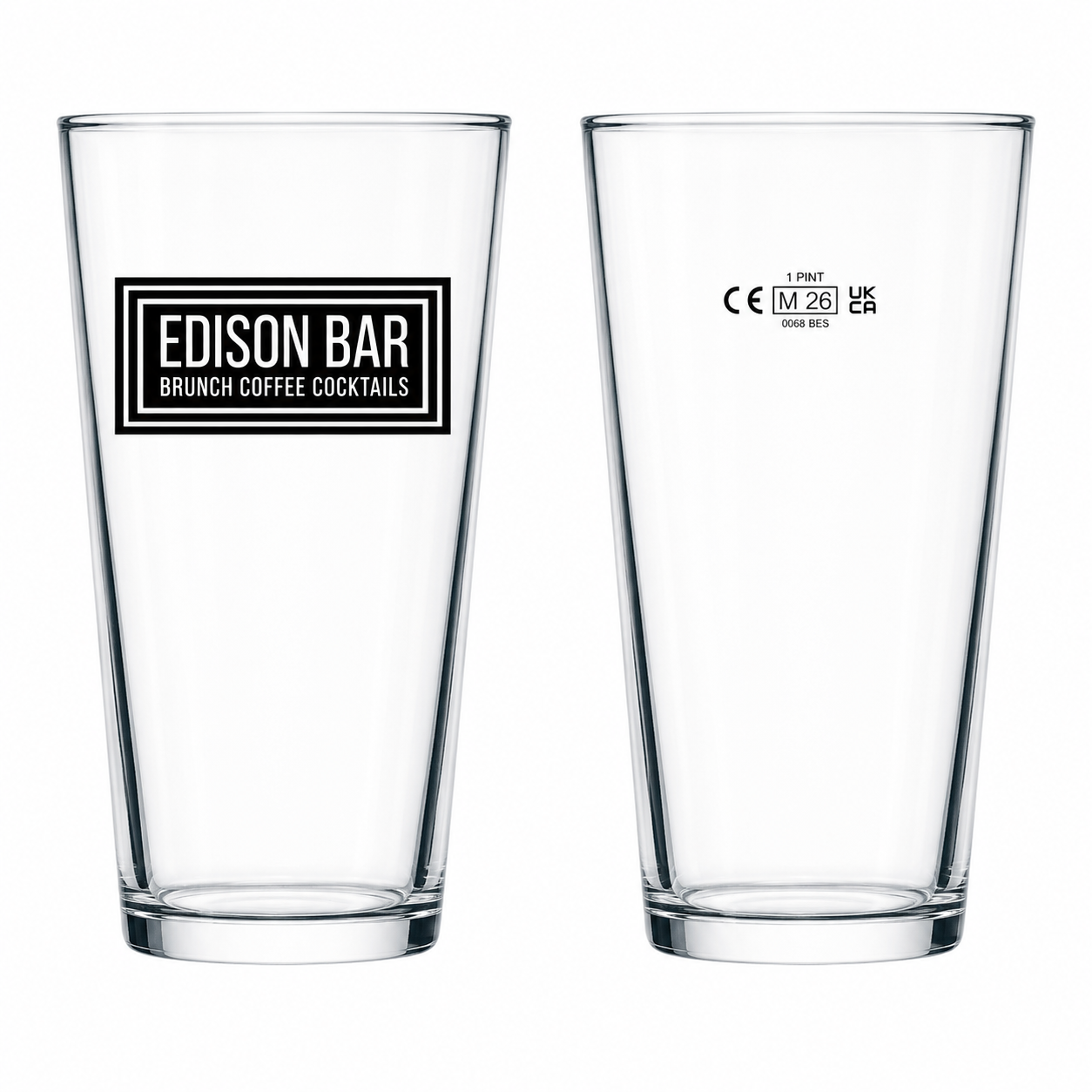 Conical / Conique (t) 20oz UKCA-CE 1pt - Headbooster Box of 264 "Edison"