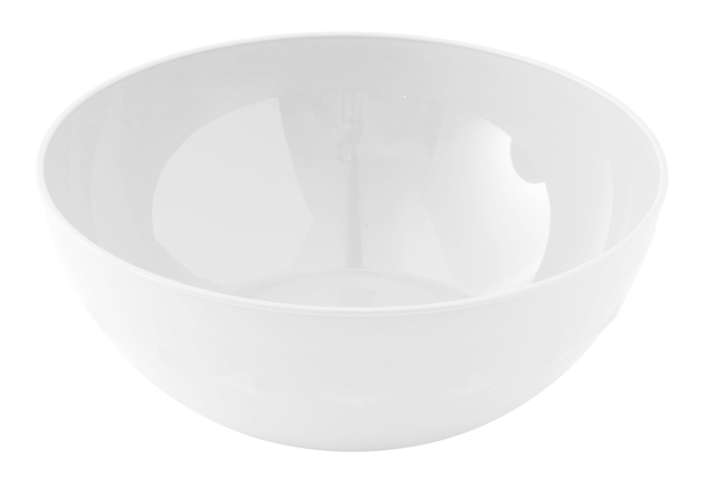 Large Salad Bowl – 24cm – White Polycarbonate