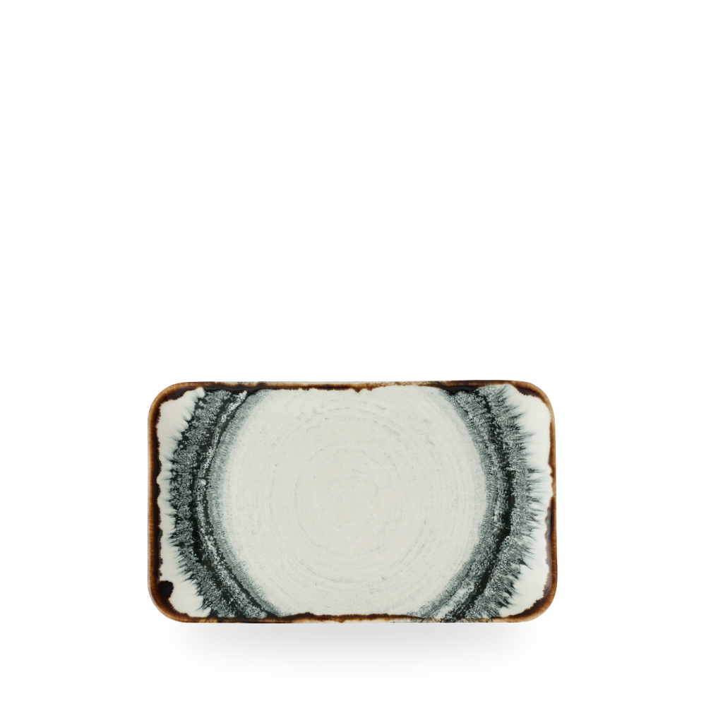 Organic Rectangle Organic Rectangular Plate 10.6 X 6.3" Box 12
