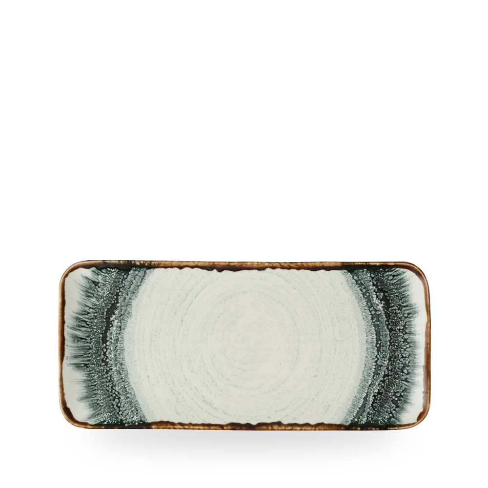 Organic Rectangle Rect Platter 13 3/4 X 6 1/4" Box 6