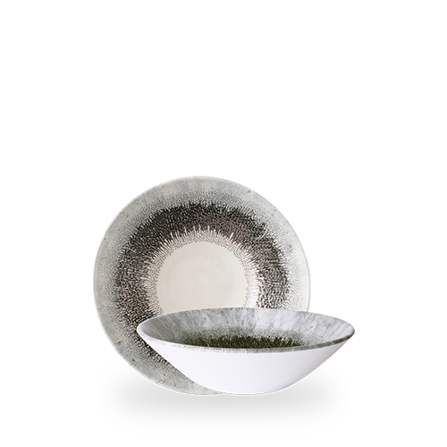 Studio Prints Fusion Black Evolve Deep Coupe Bowl 7 1/2" Box of 6 (3-5 Working Days Delivery)