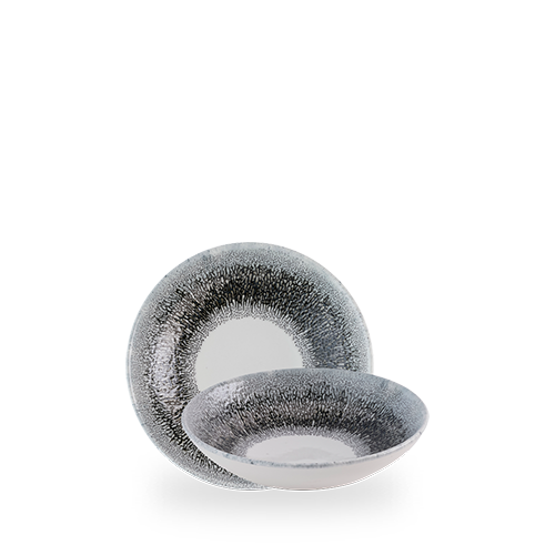 Studio Prints Fusion Black Evolve Coupe Bowl 7.25" Box of 12 (3-5 Working Days Delivery)