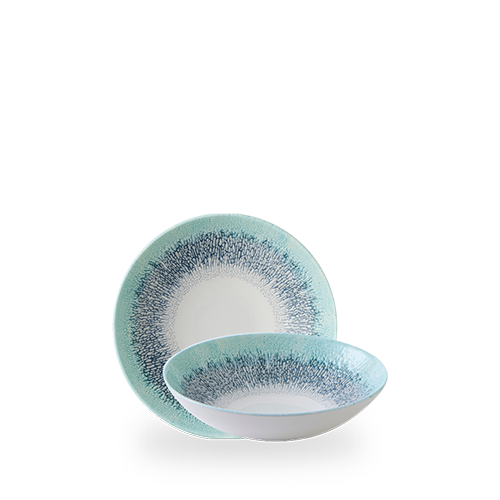 Studio Prints Fusion Blue Evolve Coupe Bowl 7.25" Box of 12 (3-5 Working Days Delivery)