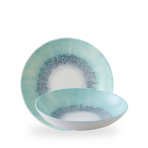 Studio Prints Fusion Blue Evolve Coupe Bowl 9.75" Box of 12 (3-5 Working Days Delivery)