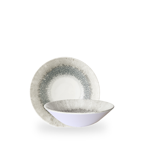 Studio Prints Fusion Grey Evolve Deep Coupe Bowl 7 1/2" Box of 6 (3-5 Working Days Delivery)