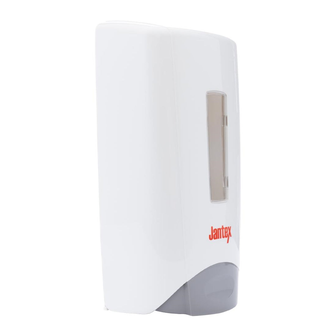 Jantex Manual Hand Soap Dispenser 1300ml - Dose: 0.4ml, 0.65ml, 1ml - Refil packs (FU377) & (FU378)