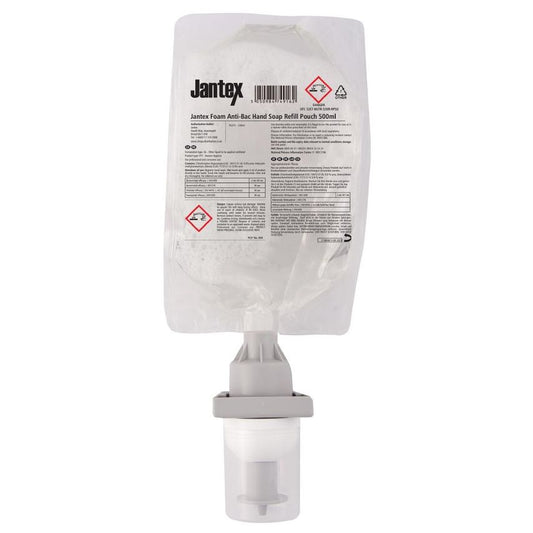 Jantex Foam Anti-Bacterial Hand Soap Refill Pouch 500ml (FU374)