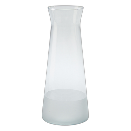 White Frosted Carafe Box of 6