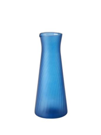 Twist Blue Frosted Carafe Box of 6