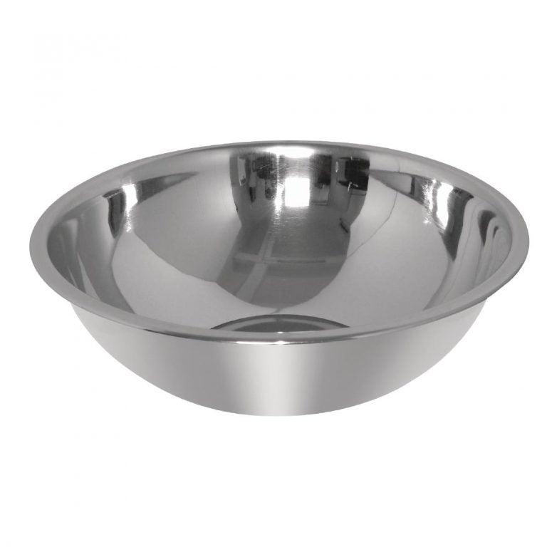 Vogue Stainless Steel Mixing Bowl 4.8Ltr - Size: 343(Ø)mm | Capacity: 4.8Ltr