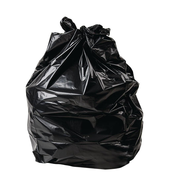 Jantex Medium Duty Bin Bags Black 80Ltr (200 Pack)