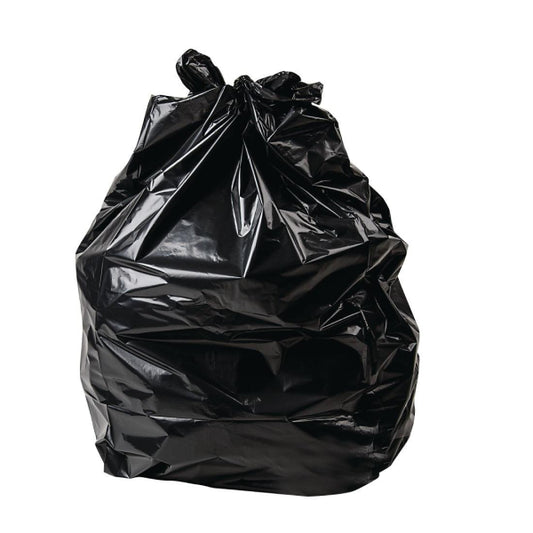 Jantex Medium Duty Bin Bags Black 80Ltr (200 Pack)