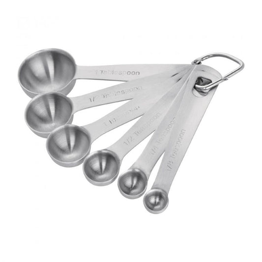 Vogue Measuring Spoons Set of 6 - Set of Six. Material: Stainless Steel