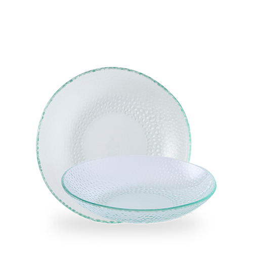 Isla Glass Clear Round Bowl 24.5Cm Box of 6 (3-5 Working Days Delivery)