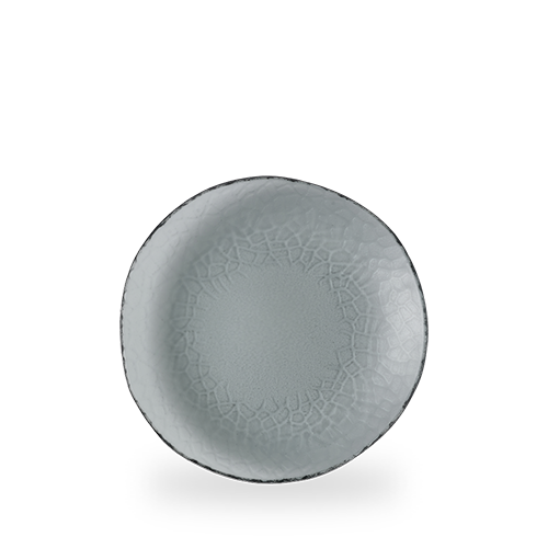 Viana Glass Dusk Organic Plate 8 7/8" Box of 6 (3-5 Working Days Delivery)