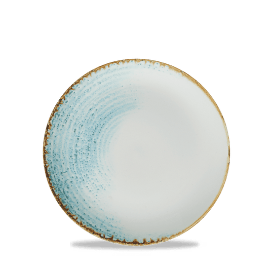 Homespun Accents Aquamarine Evolve Coupe Plate 6.5" Box of 12 (3-5 Working Days Delivery)