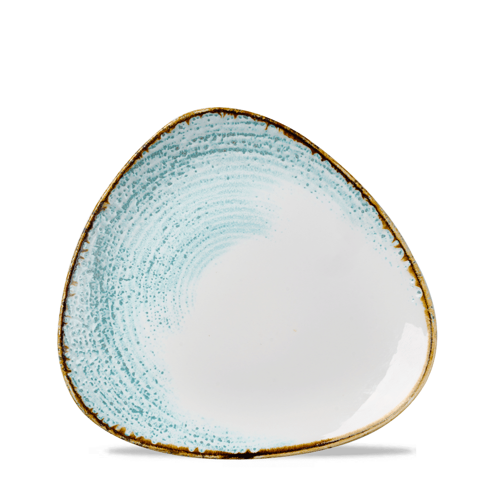 Homespun Accents Aquamarine Lotus Plate 8" Box 12